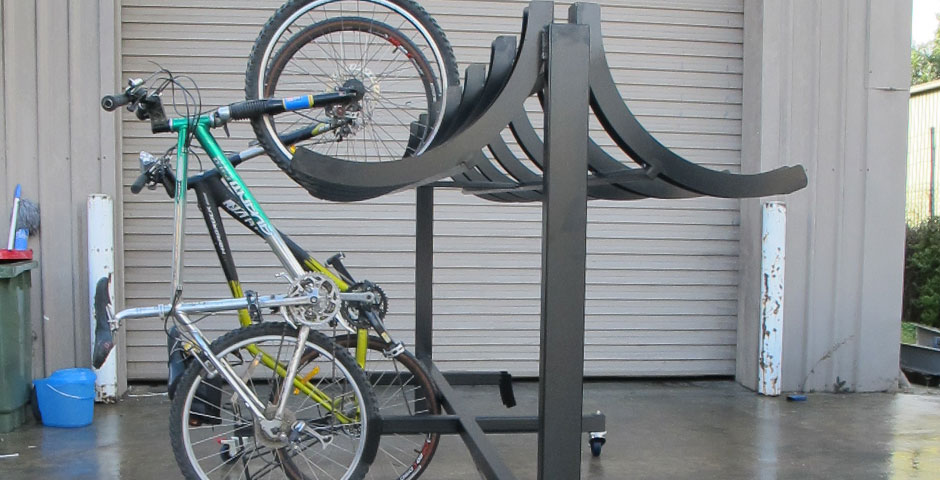industrial bike rack
